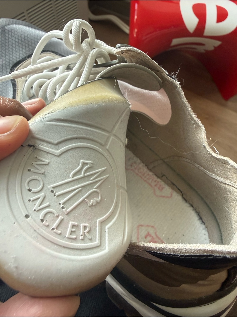 MONCLER NO TRACE
LACE-UP SNEAKERS 44 or us11 - Picture 8 of 12